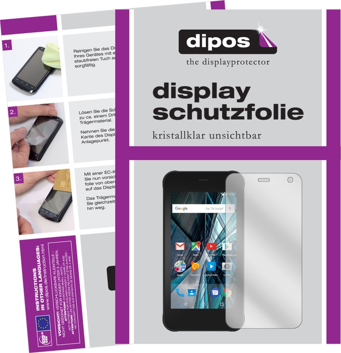 Produktbild Dipos Displayschutzfolie Crystalclear (6 Stück, Archos Sense 47X)