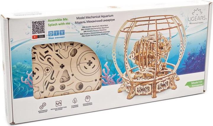 Produktbild Ugears 70155 - Aquarium Holz-Modellbausatz