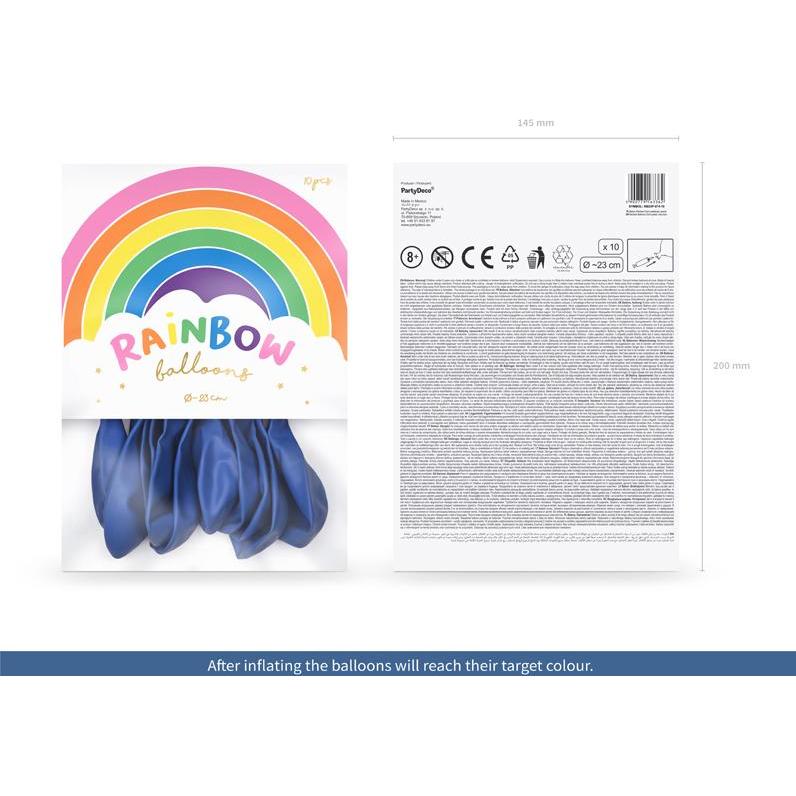 Thumbnail - Partydeco Ballons Bleu royal Pastel