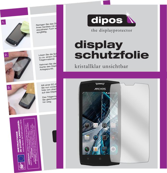 Actual product image Dipos Screen Protector Crystalclear (2 pcs., Archos Sense 50X)
