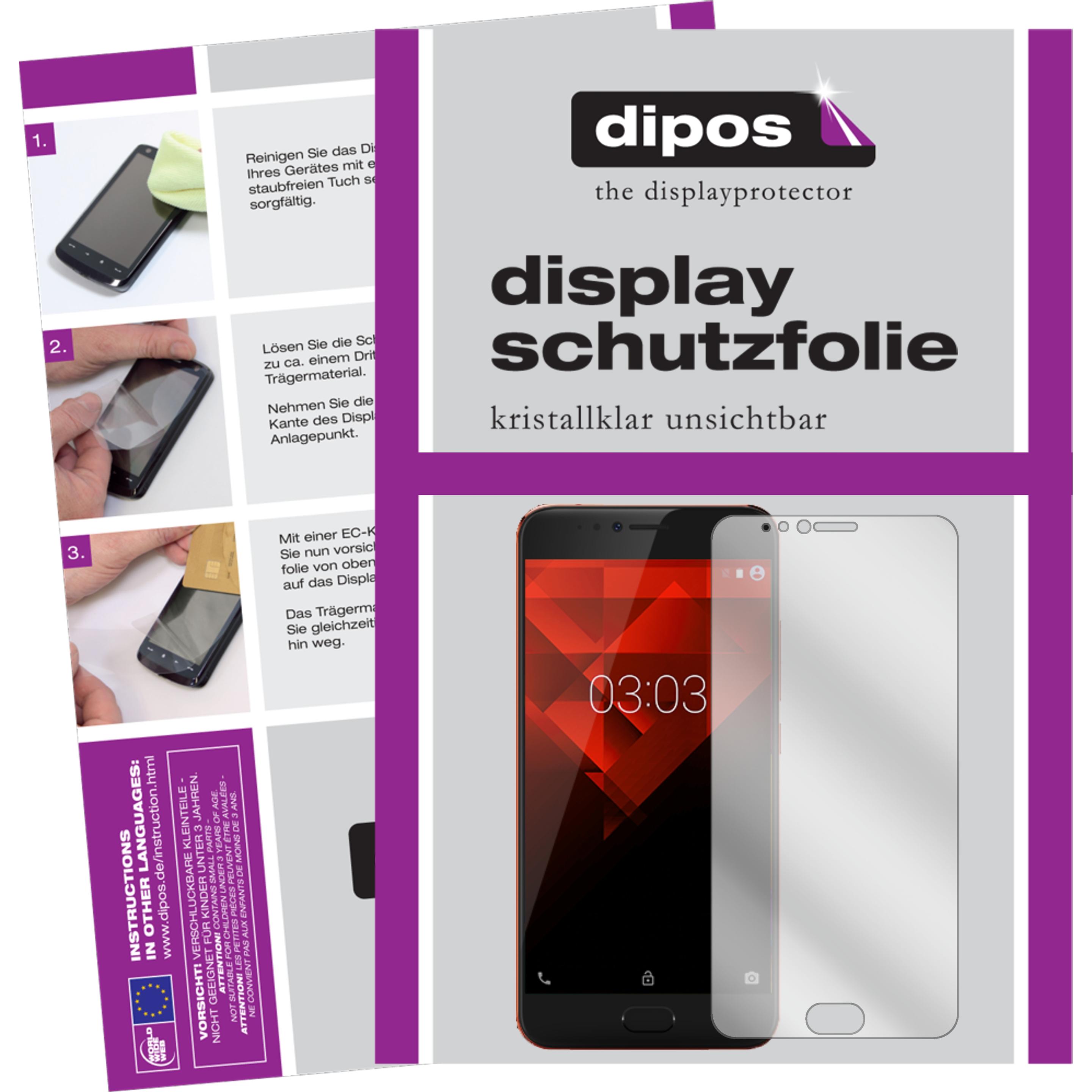 Dipos Displayschutzfolie Crystalclear (6 Stück, Noa Element H10LE), Smartphone Schutzfolie, Transparent