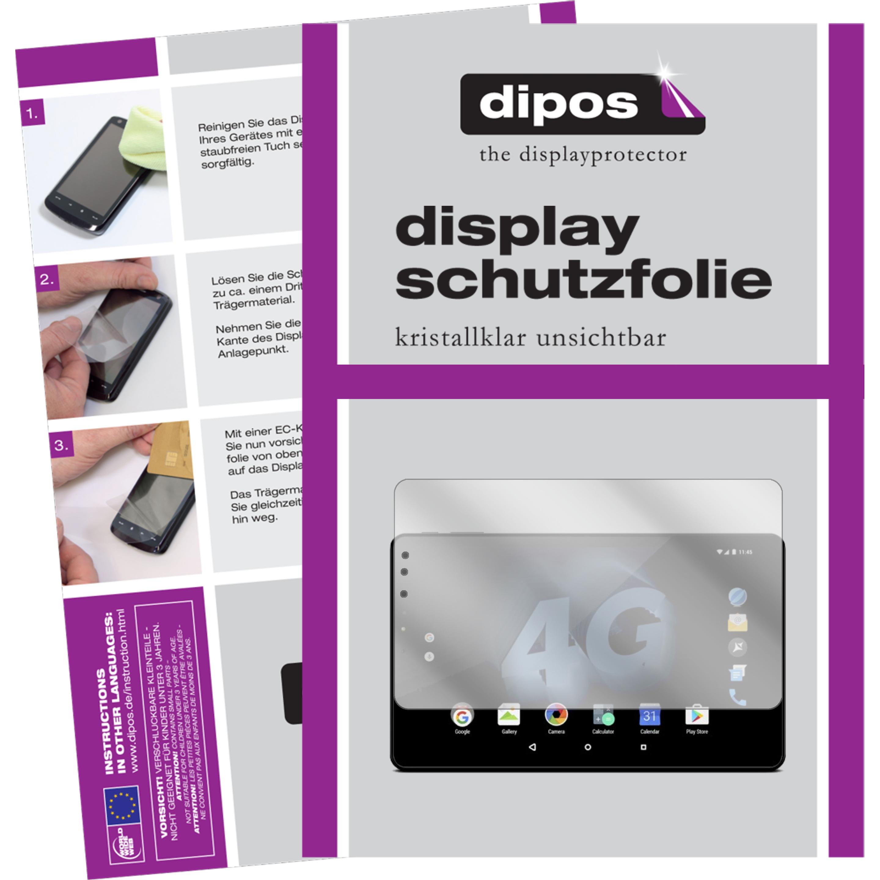 Thumbnail - Dipos Displayschutzfolie Crystalclear (2 Stück, Viva H1002 LTE), Tablet Schutzfolie