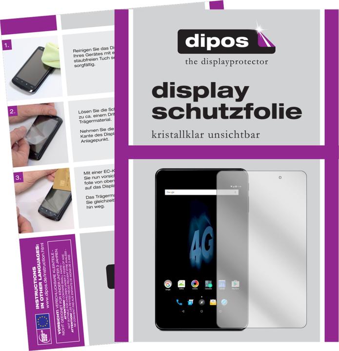 Actual product image Dipos Screen Protector Crystalclear (2 Piece, Viva H802 LTE)