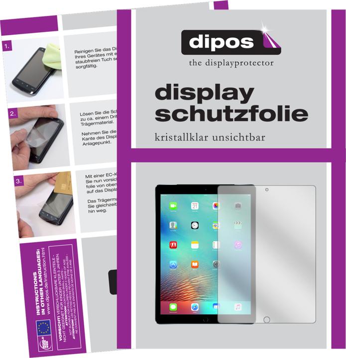 Produktbild Dipos Displayschutzfolie Crystalclear (2 Stück, iPad Pro 12.9)