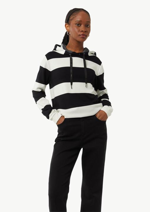 Produktbild Comma Sweatshirt Sweatshirt mit Kapuze und Blockstreifen (34)