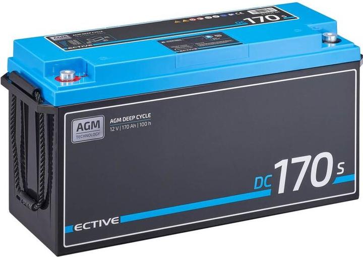 Image du produit Ective Deep Cycle AGM batterie d'alimentation 12V 170Ah m écran batterie camping-car (12 V, 170 Ah)