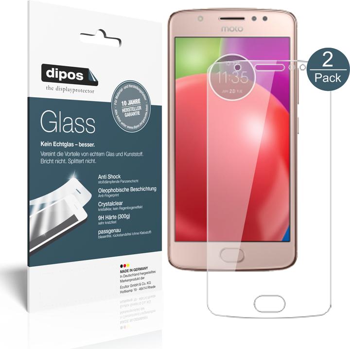 Produktbild Dipos Displayschutz Anti-Shock (1 Stück, Motorola Moto E4)