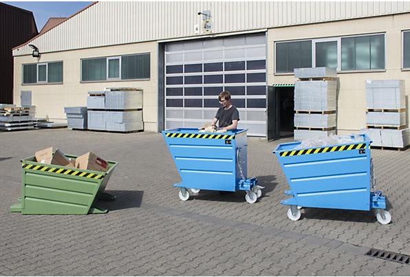 Image du produit eurokraft pro Benne basculante, construction compacte (700 l)