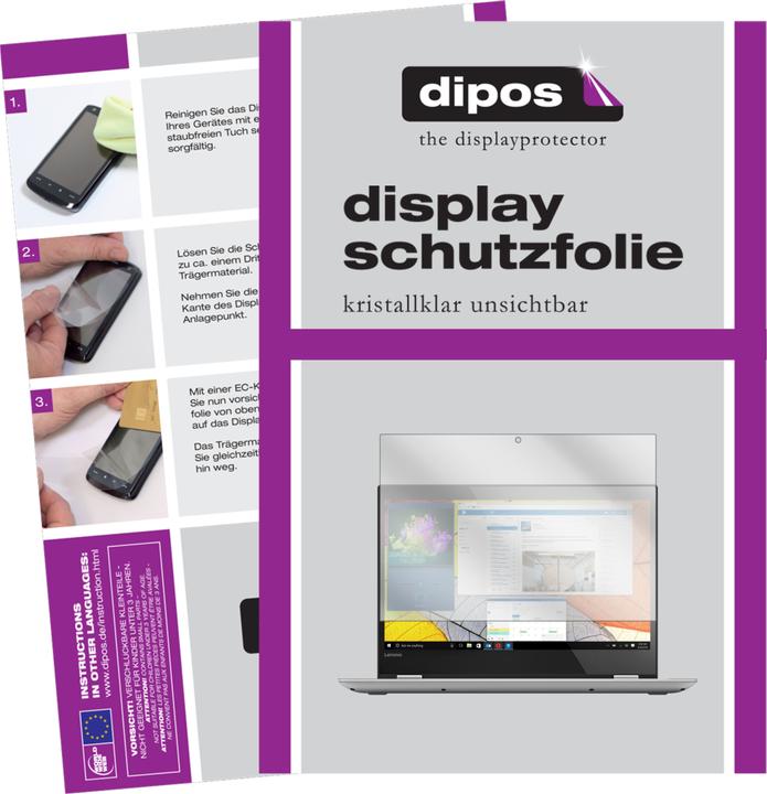 Produktbild Dipos Displayschutzfolie Crystalclear (2 Stück, Yoga 520)