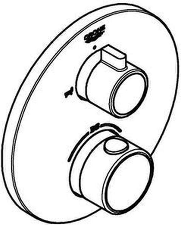 Produktbild Grohe Grohtherm Thermostat-Wannenbatterie