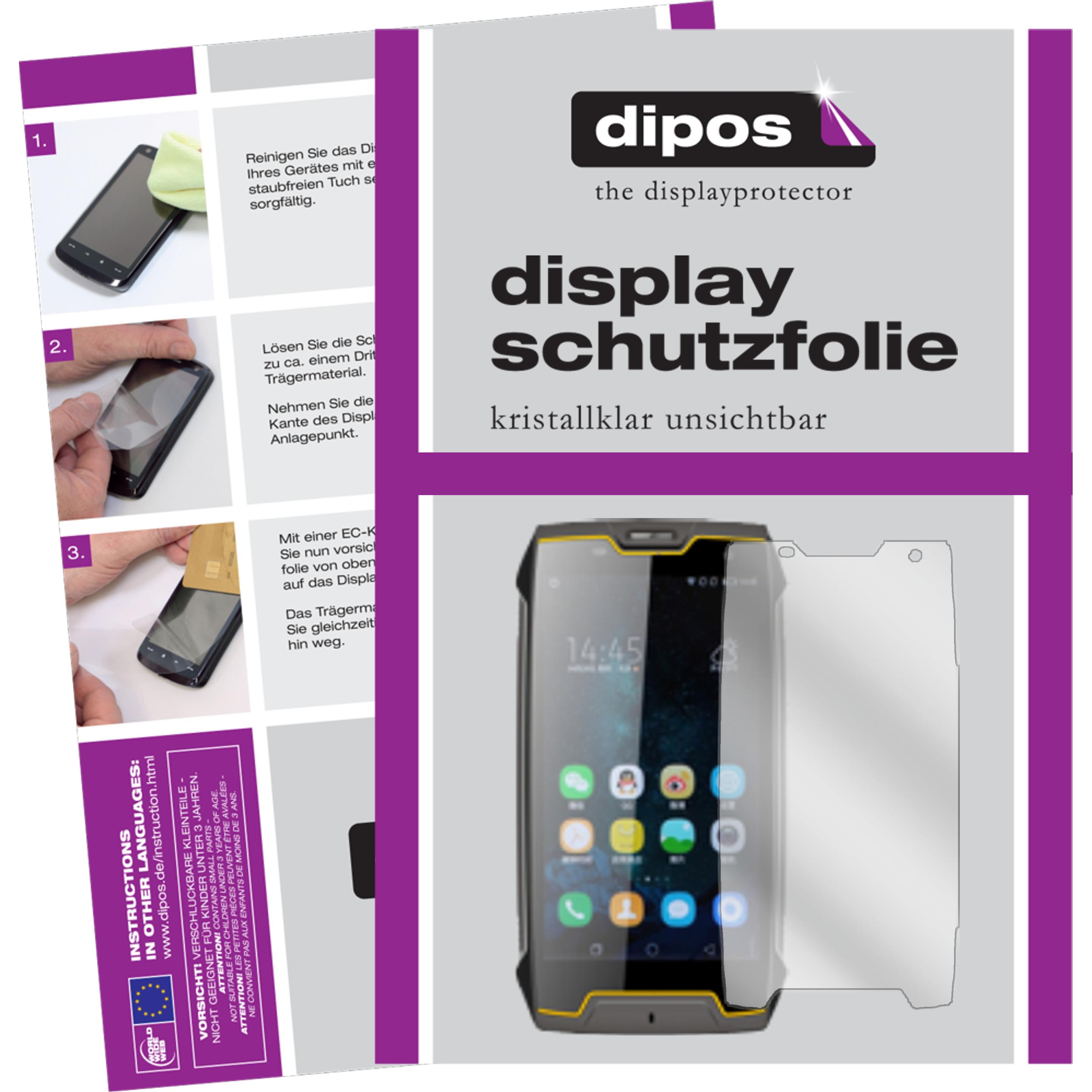 Dipos Displayschutzfolie Crystalclear (6 Stück, Hafury Safari), Smartphone Schutzfolie, Transparent