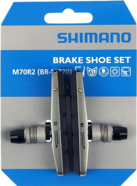 Actual product image Shimano M70R2 Cartridge brake pads for BR-M770 (Shimano, Rubber)
