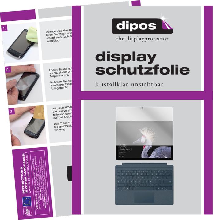 Actual product image Dipos Screen Protector Crystalclear (2 Piece, Surface Pro (2017))