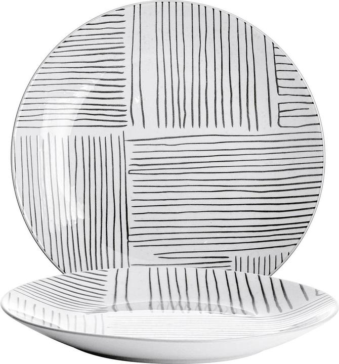Gusta Teller TT Stripes Ø26,5cm (2 x, 26.50 cm)