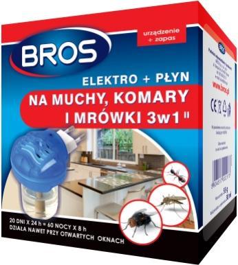Actual product image Bros Electric + liquid against flies, mosquitoes and ants