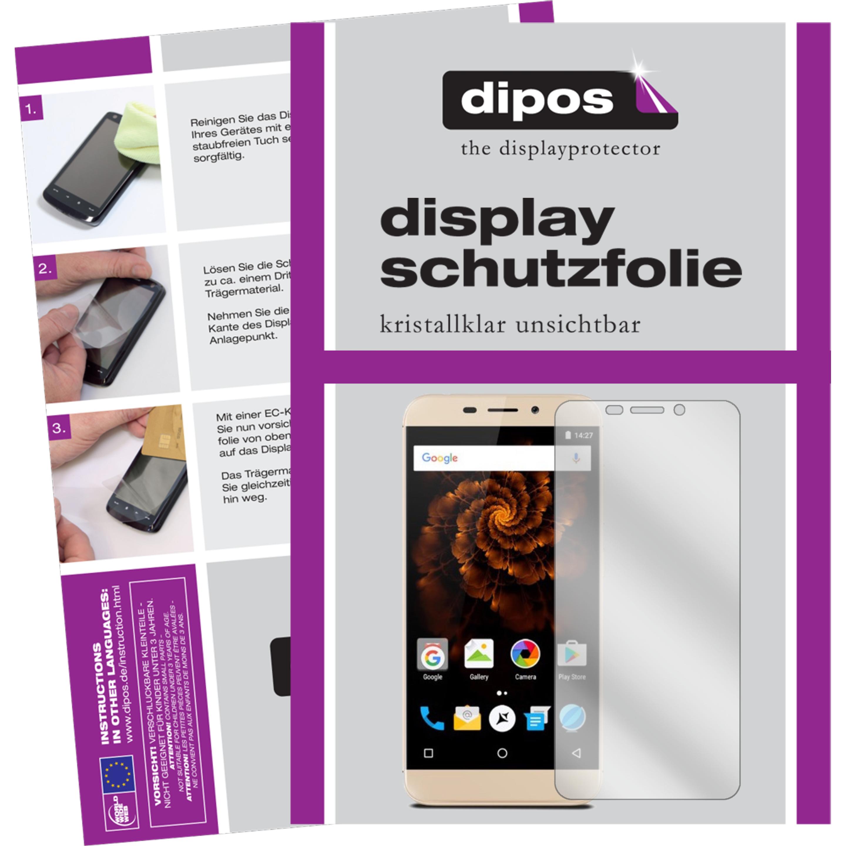 Dipos Displayschutzfolie Crystalclear (6 Stück, Allview X4 Soul Mini), Smartphone Schutzfolie, Transparent