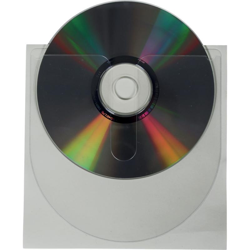 Thumbnail - Q-Connect CD/DVD Hüllen selbstklebend, Optische Medien Zubehör
