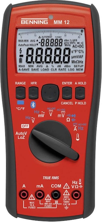 Immagine prodotto Benning Multimetro portatile digitale MM 12 (CAT IV 600V, CAT III 1000V)