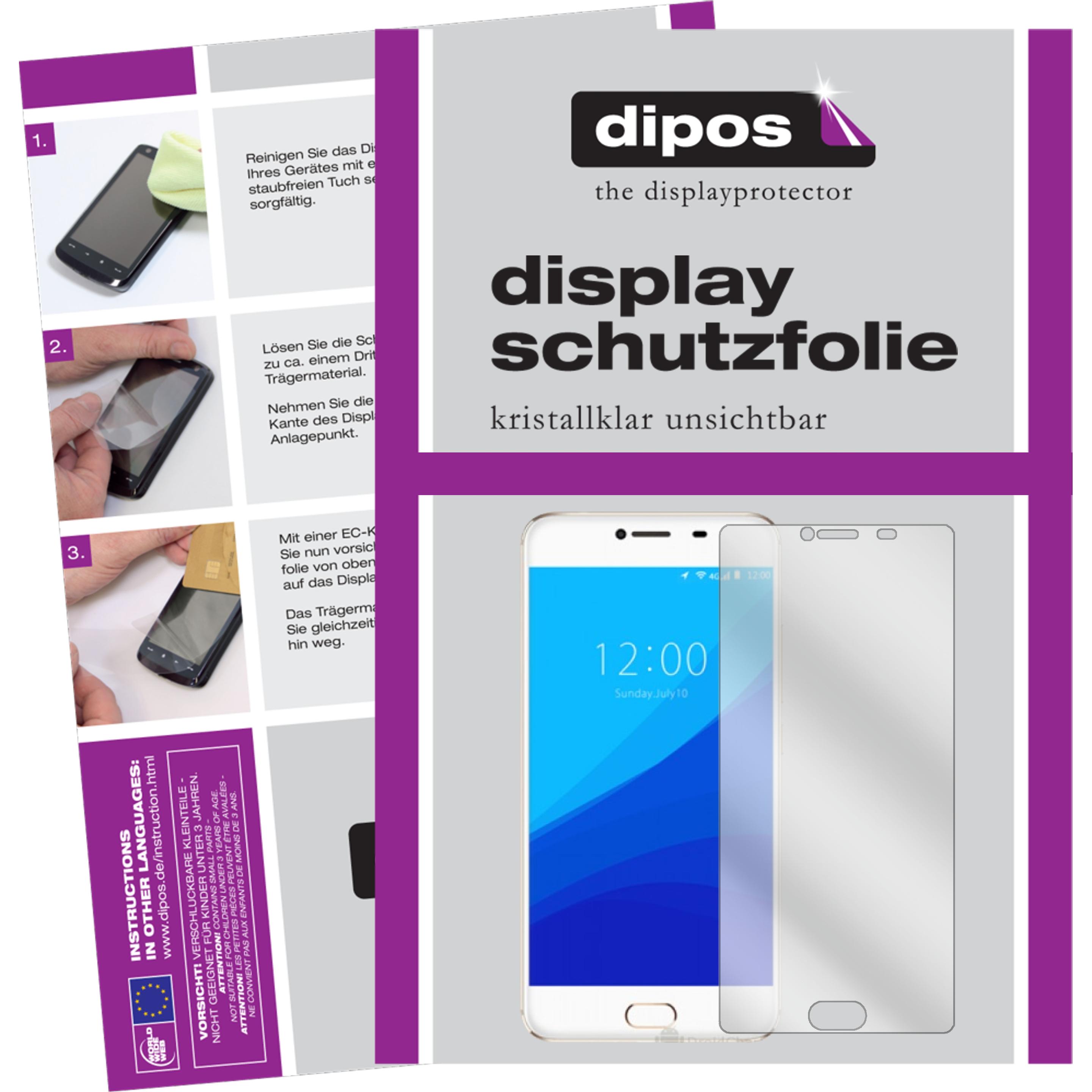 Dipos Displayschutzfolie Crystalclear (6 Stück, Umidigi G), Smartphone Schutzfolie, Transparent