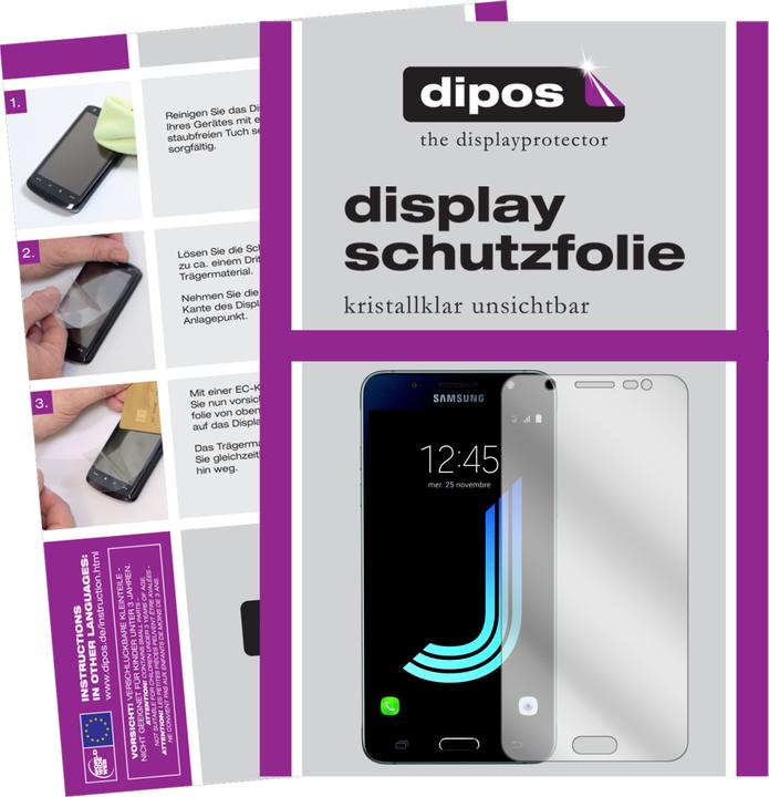 Produktbild Dipos Displayschutzfolie Crystalclear (6 Stk., Samsung Galaxy J5 (2016))