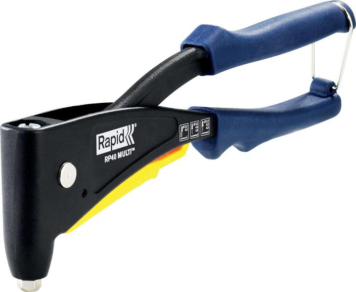Rapid RP40 MULTI Blindnietzange, blau/gelb (260 mm)