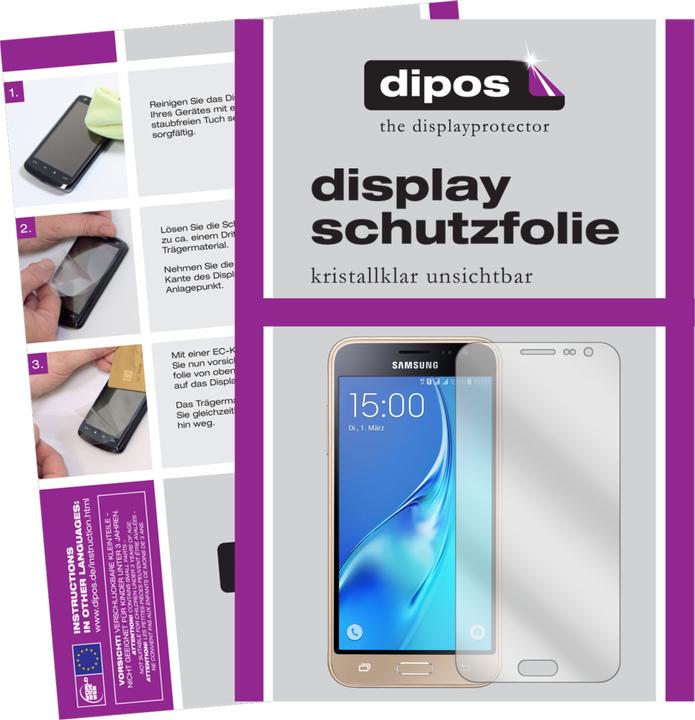 Actual product image Dipos Screen Protector Crystalclear (6 pcs., Samsung Galaxy J3 (2016))
