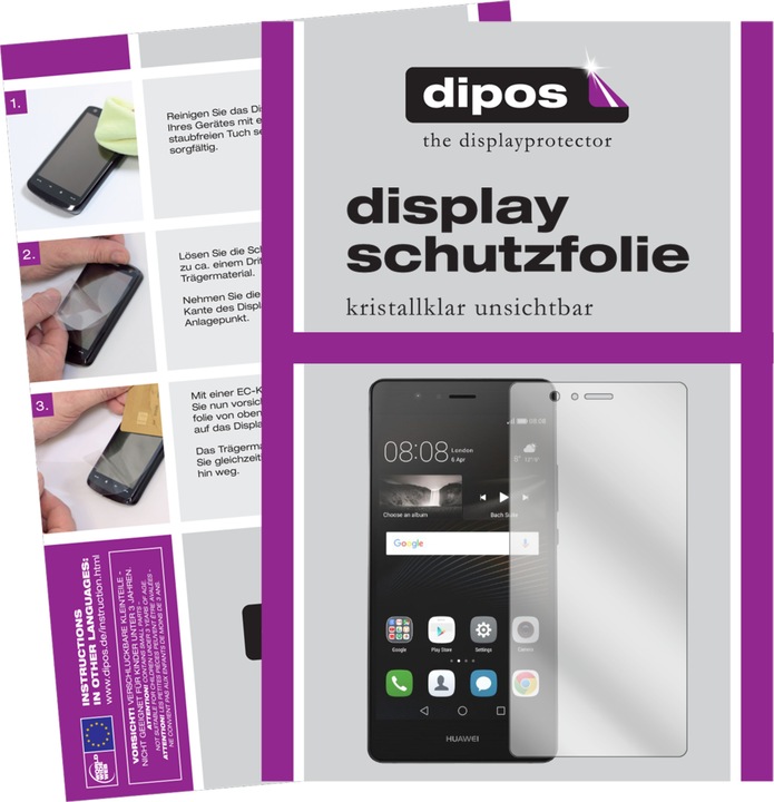 Immagine prodotto Dipos Pellicola Protettiva (2 Pezzo/i, Huawei P9 Lite)