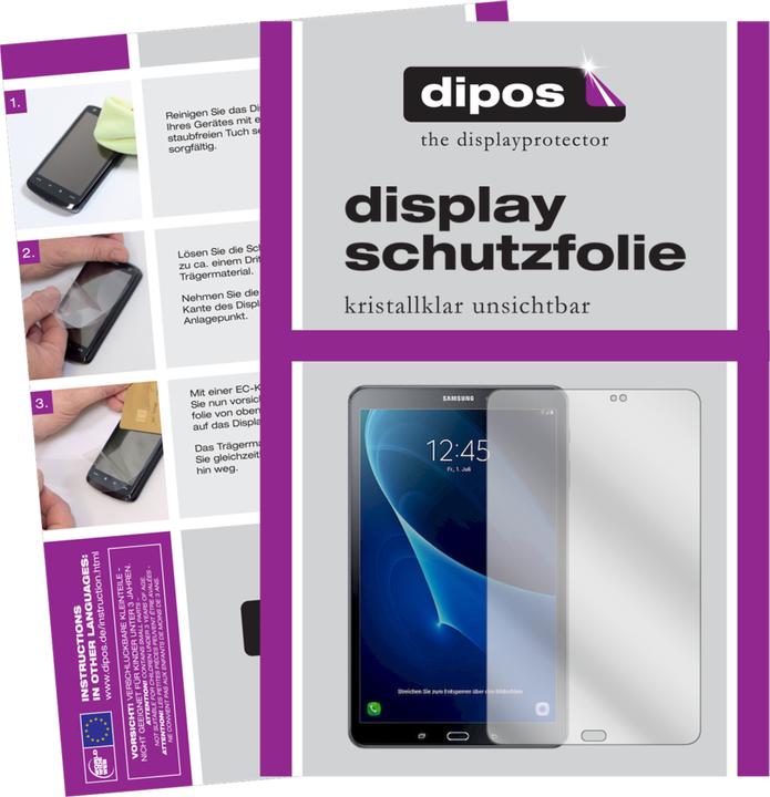 Produktbild Dipos Displayschutzfolie Crystalclear (2 Stück, Samsung Galaxy Tab A 10.1)