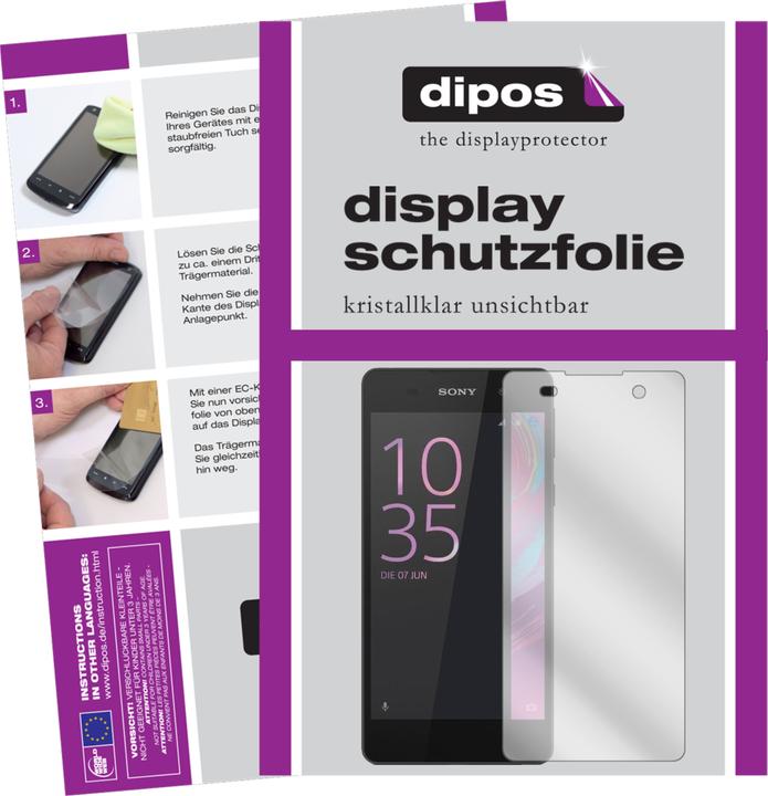 Produktbild Dipos Displayschutzfolie Crystalclear (6 Stück, Sony Xperia E5)