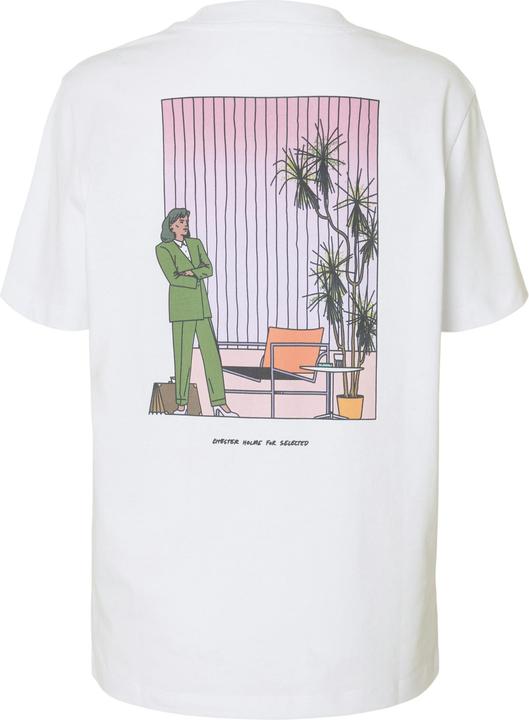 Actual product image Selected Femme Baumwoll Print T-Shirt (L)