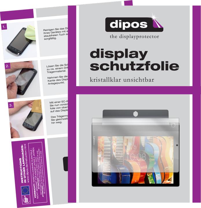 Produktbild Dipos Displayschutzfolie Crystalclear (3 Stück, Yoga Tablet 3 Pro)