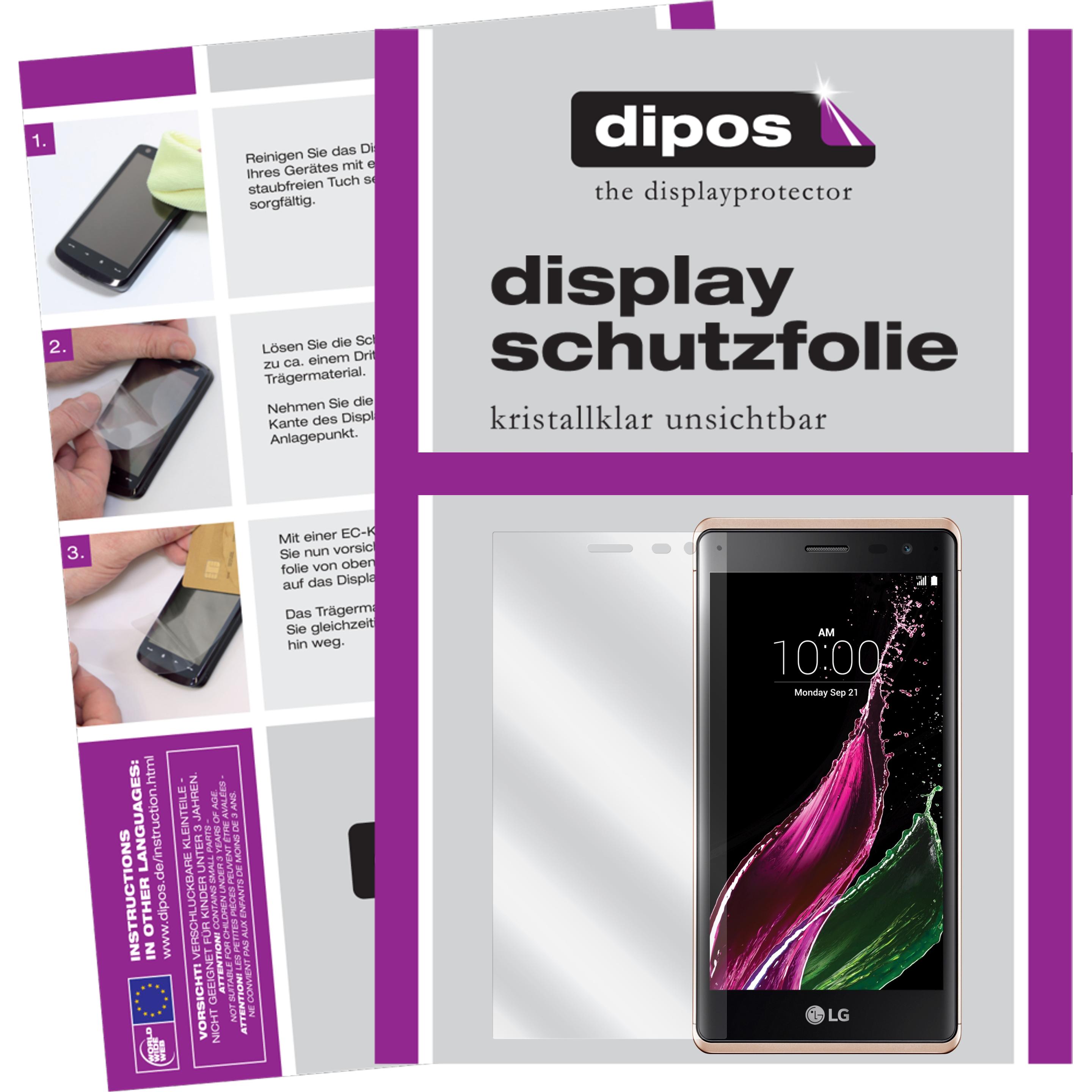 Dipos Displayschutzfolie Crystalclear (6 Stück, LG Class), Smartphone Schutzfolie, Transparent