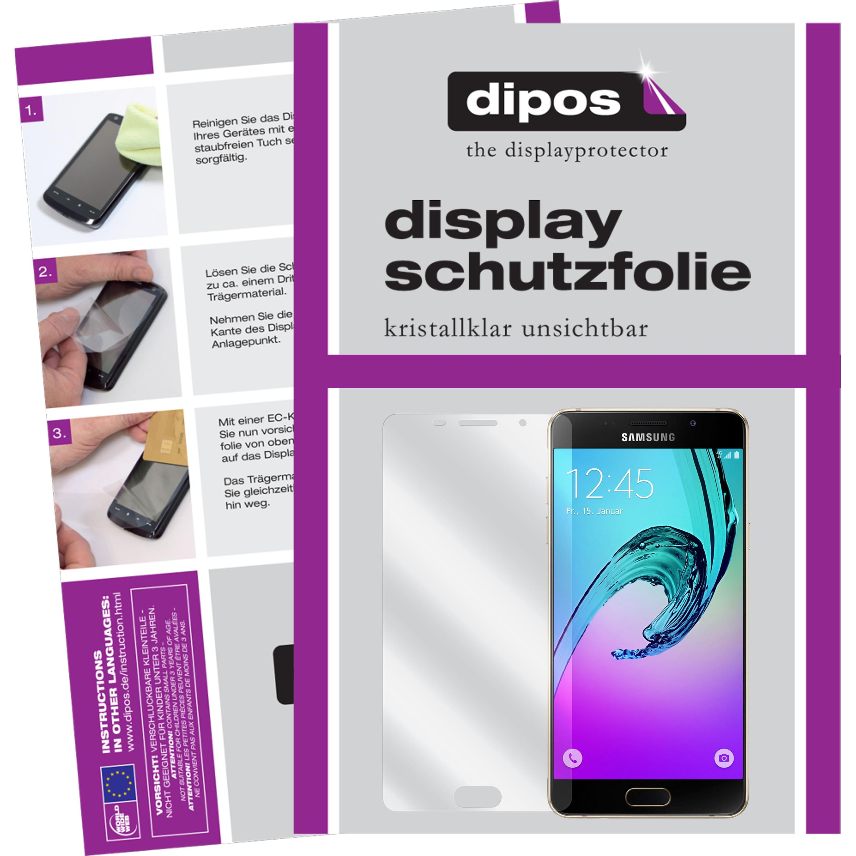 Thumbnail - Dipos Displayschutzfolie Crystalclear (6 Stück, Samsung Galaxy A5 (2016)), Smartphone Schutzfolie, Transparent