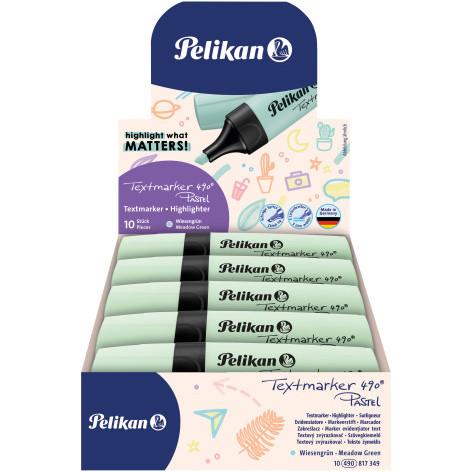 Pelikan, Marker, 817349 Marker (e) Meissel (Wiesengrün Pastell, 5 mm, 10 x)