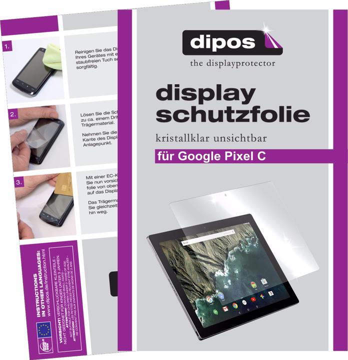 Actual product image Dipos Screen Protector Crystalclear (2 Piece, Google Pixel C)