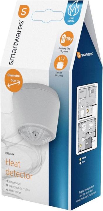 Productafbeelding Smartwares Mini warmtedetector RM640K