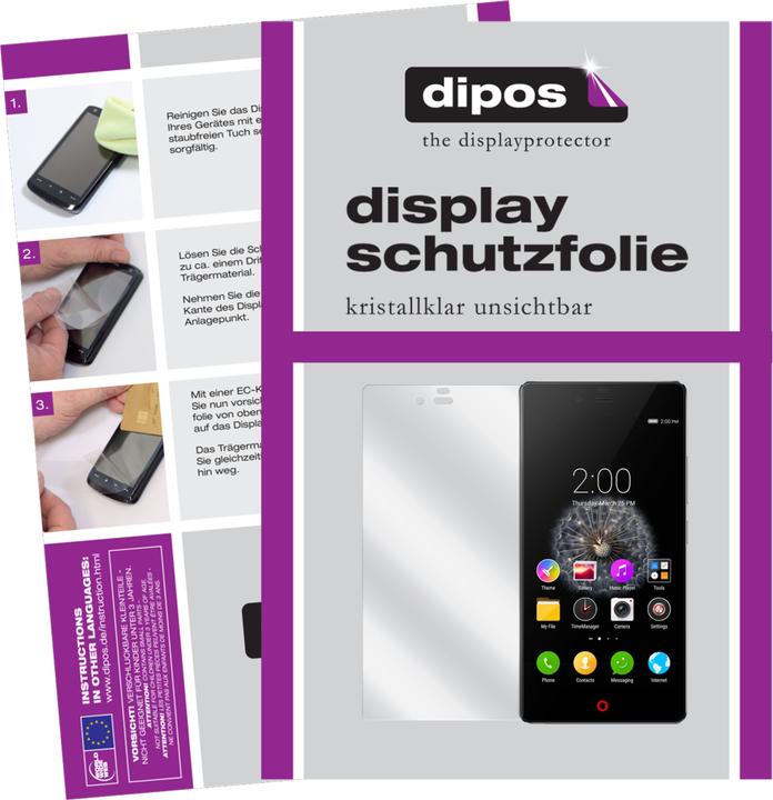 Produktbild Dipos Displayschutzfolie Crystalclear (6 Stk., ZTE Nubia Z9 Mini)
