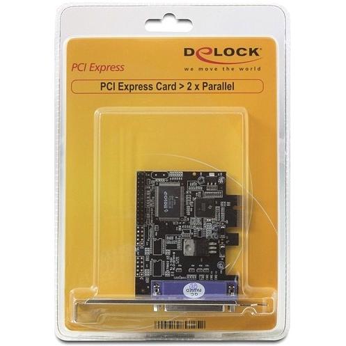 Thumbnail - Delock PCI Express Karte 2 x Parallel, Kontrollerkarte