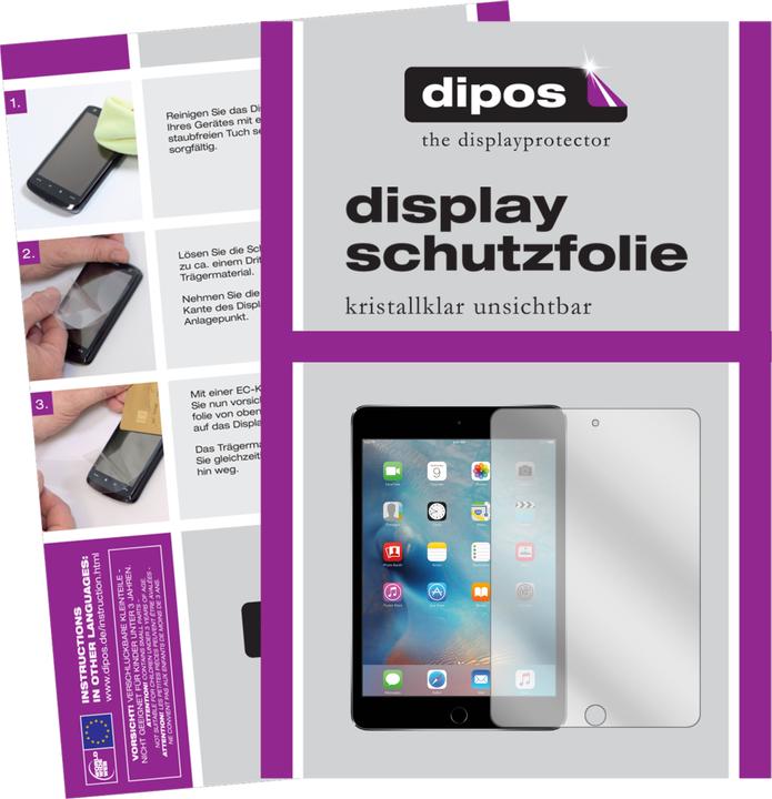 Produktbild Dipos Displayschutzfolie Crystalclear (2 Stück, Apple iPad mini 4)