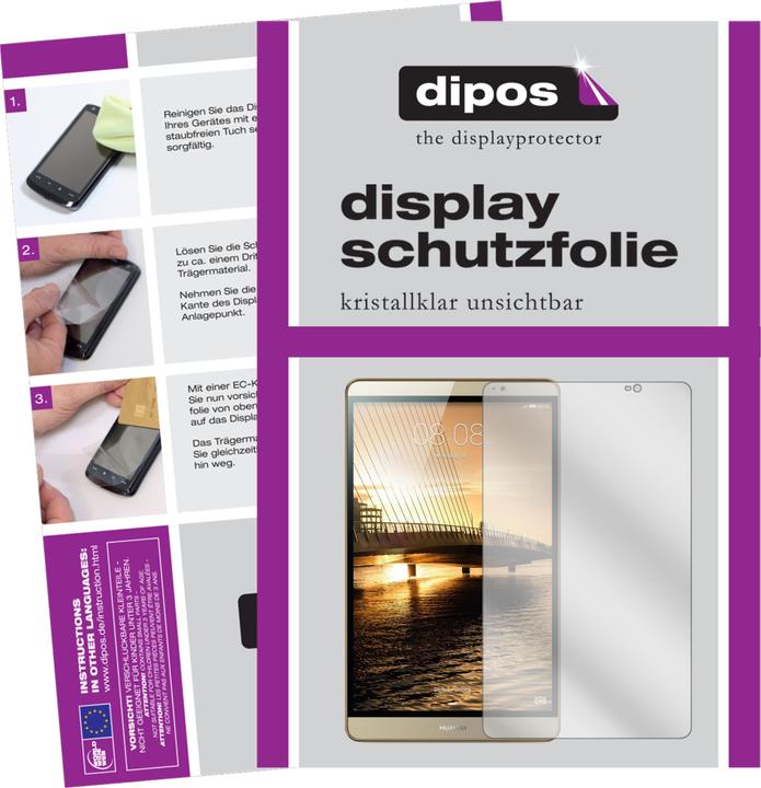 Actual product image Dipos Screen Protector Crystalclear (2 Piece, Huawei MediaPad M2 8.0)