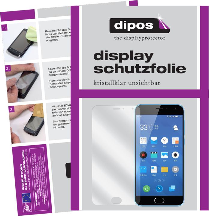 Actual product image Dipos Screen Protector Crystalclear (2 pcs., Meizu M2 Note)