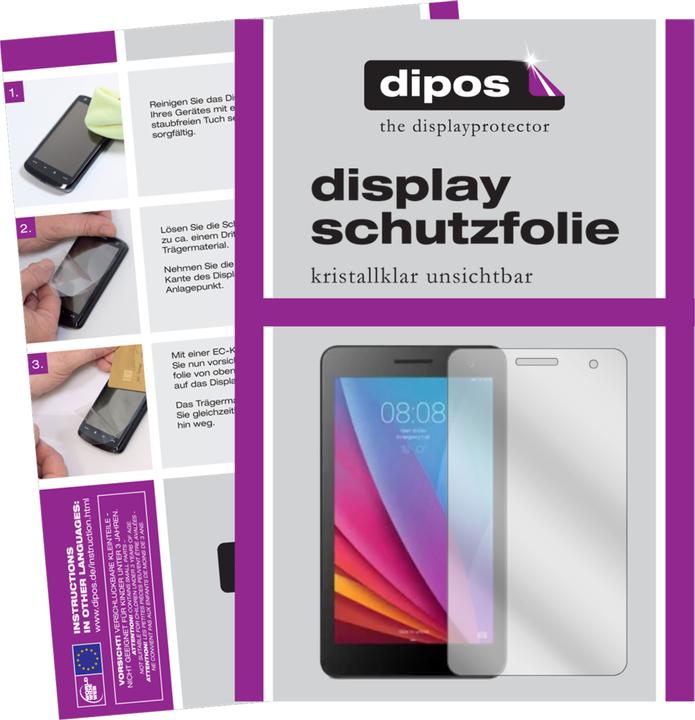 Produktbild Dipos Displayschutzfolie Crystalclear (2 Stück, Huawei MediaPad T1 7.0)