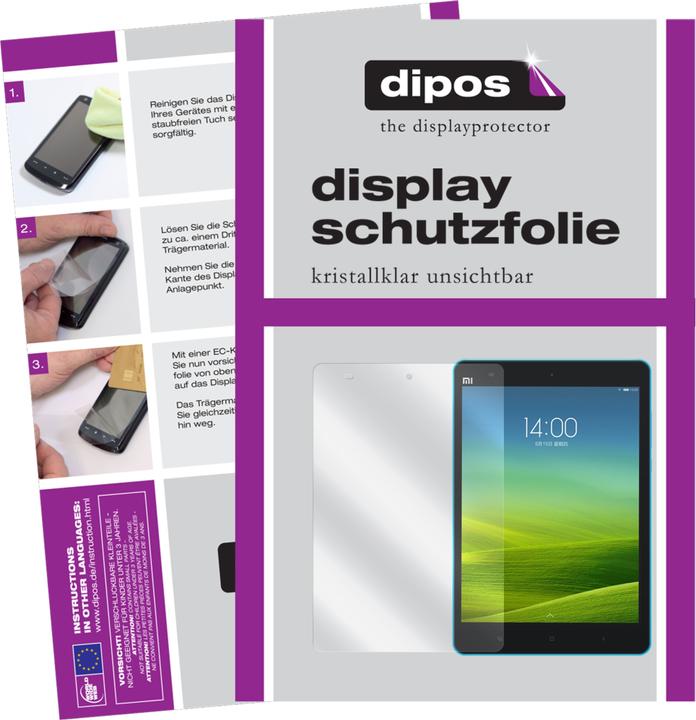 Produktbild Dipos Displayschutzfolie Crystalclear (2 Stück, MiPad)