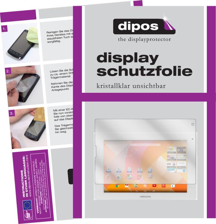 Produktbild Dipos Displayschutzfolie Crystalclear (2 Stück, Lifetab P8912)