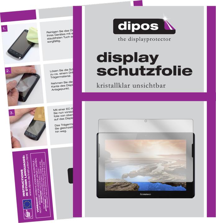 Produktbild Dipos Displayschutzfolie Crystalclear (2 Stück, Lenovo A10-70)