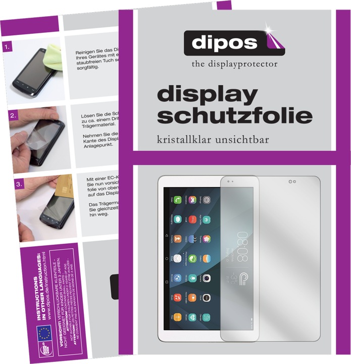 Produktbild Dipos Displayschutzfolie Crystalclear (3 Stück, Huawei MediaPad T1 10)