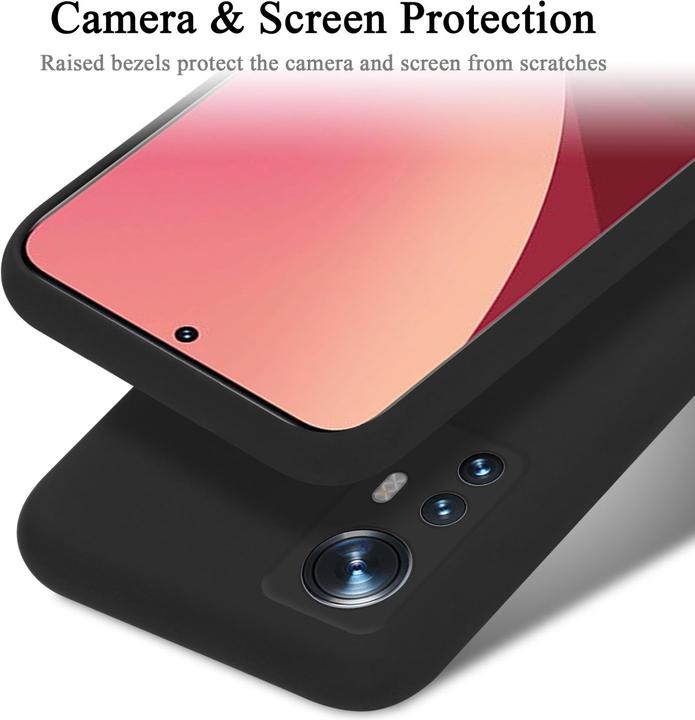 Actual product image Cadorabo TPU Liquid Silicone Case Cover for Xiaomi 12 / 12X (Xiaomi 12X)