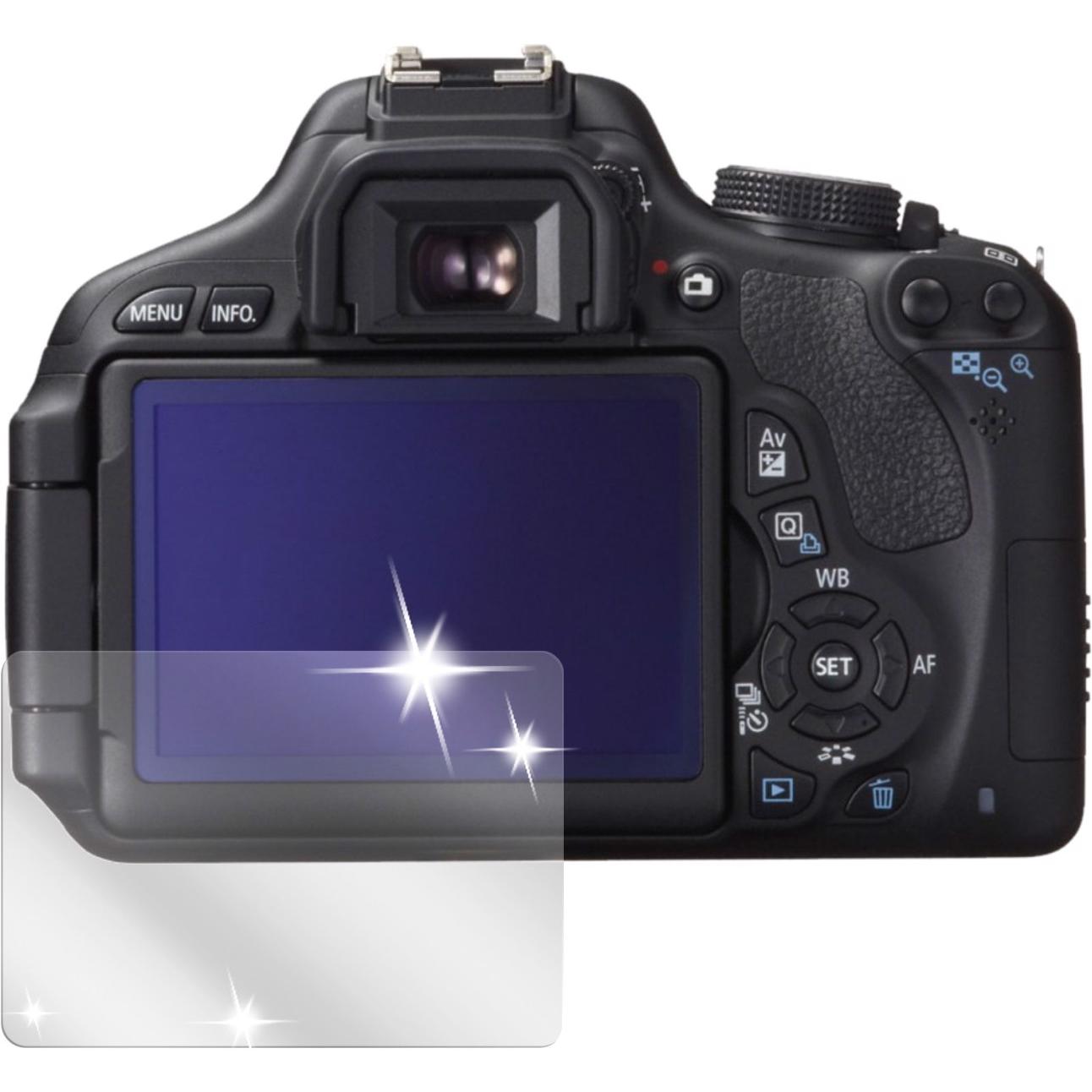 Thumbnail - Dipos Displayschutzfolie Crystalclear (Displayschutz, Canon EOS 600D), Kameraschutz, Transparent