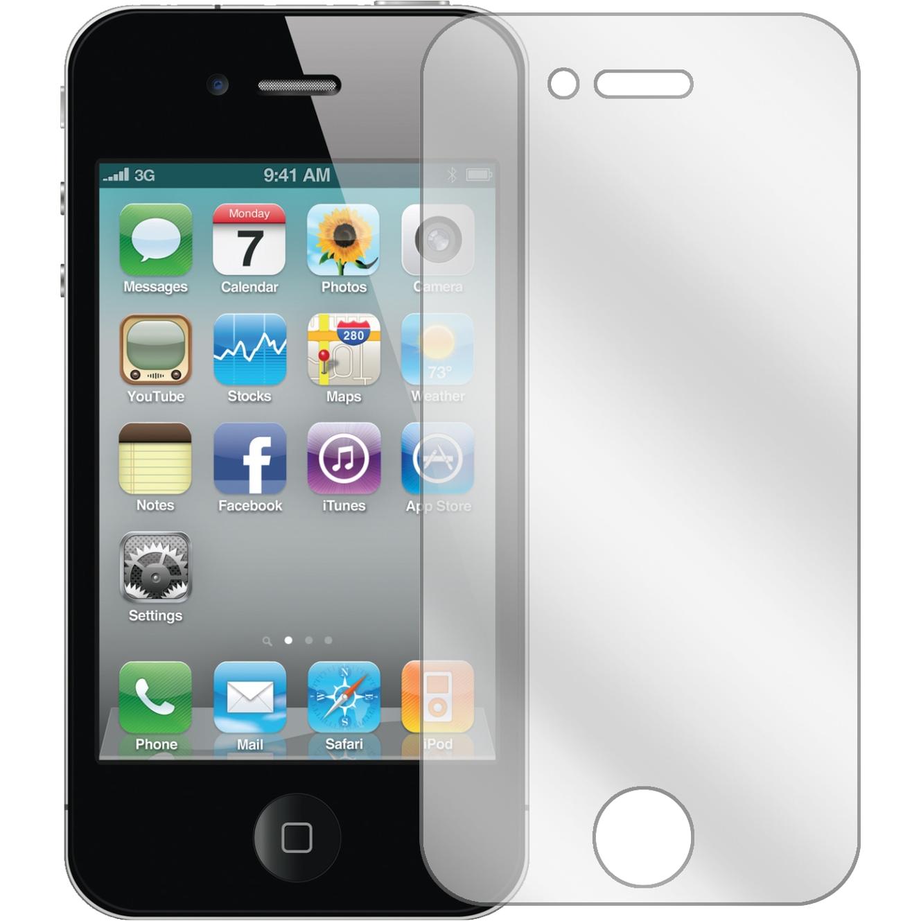 Thumbnail - Dipos Displayschutzfolie Crystalclear (1 Stück, Apple iPhone 4, Apple iPhone 4s), Smartphone Schutzfolie, Transparent