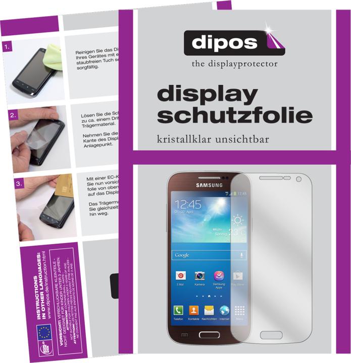 Produktbild Dipos Displayschutzfolie Crystalclear (2 Stk., Samsung Galaxy S4 mini)